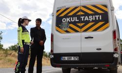 Malatya'da okul servislerine denetim 