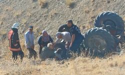 Malatya'da traktör şarampole devrildi: 1 yaralı