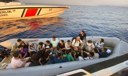 Muğla açıklarında 59 düzensiz göçmen yakalandı