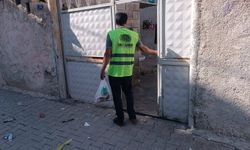 Umut Kervanı Akçakale'den ihtiyaç sahibi ailelere yardım