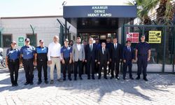 Vali Toros, Deniz Hudut Kapısı'nda incelemelerde bulundu