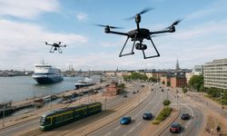 Yapay zekâ destekli dronelar Helsinki’nin trafik yoğunluğunu havadan çözecek