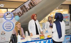 Batman'da 14 Kasım Dünya Diyabet Günü için farkındalık standı kuruldu