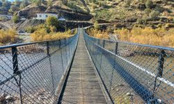Batman'da 60 metrelik asma köprü tamamlandı