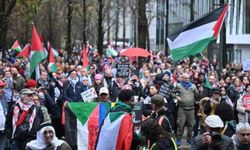 Brüksel'de binlerce kişi siyonist rejime karşı askeri yaptırım talep etti