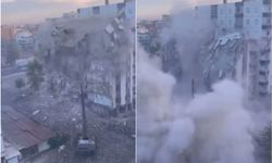 Diyarbakır’da yıkım sırasında 8 katlı bina çöktü