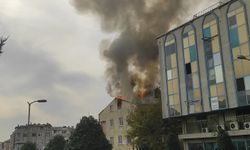 Güngören'de tekstil firmasında yangın