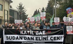 İstanbul'da Birleşik Arap Emirlikleri protestosu