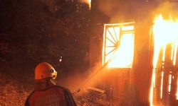 Malatya'da baraka yangını