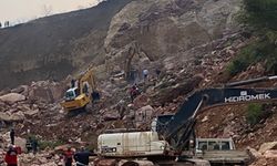 Ordu'da taş ocağı şantiyesinde göçük