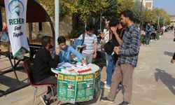 Rehber Gençlik Topluluğu tarafından Artuklu Üniversitesinde siyer sınavı standı kuruldu