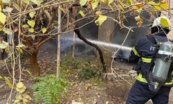 Siirt’te odunluk yangını: alevler eve sıçramadan söndürüldü