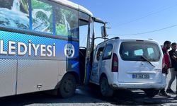 Şırnak'ta maddi hasarlı kaza