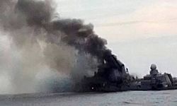 Ukrayna istihbaratı, Karadeniz'deki iki gemiye saldırı anını paylaştı