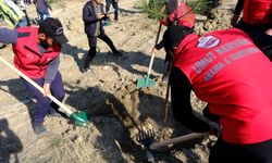 Umut Kervanı Van’da fidan dikim etkinliğine destek verdi