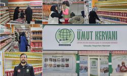 Umut Kervan'ından sosyal market kartıyla Bursa'da yüzlerce aileye yardım