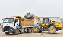 Yeşiltepe'de hafriyat alanı temizlendi