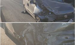 Batman'da iki aracın çarpıştığı kazada maddi hasar oluştu