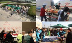 Bursa'da deprem ve yangın senaryosuyla tatbikat gerçekleştirildi