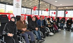 Engelli vatandaşlara 55 tekerlekli sandalye dağıtıldı