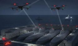 Fransa'da nükleer denizaltıların bulunduğu üssün üzerinde İHA alarmı