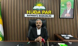 HÜDA PAR İl Başkanı Şahin: Batman'dan Türkiye siyasetine bakışımız net