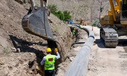 Malatya'da 38 kilometrelik isale hattı çalışması