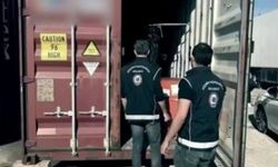 Mersin Limanı’nda konteynerde 44 düzensiz göçmen yakalandı
