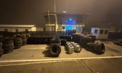 Şanlıurfa’da 211 kaçak kamyon lastiği ele geçirildi