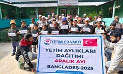 Yetimler Vakfı'ndan Bangladeş'te yetim çocuklara aralık ayı desteği