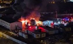 Malatya'da işçilerin kaldığı prefabrik yapıda yangın