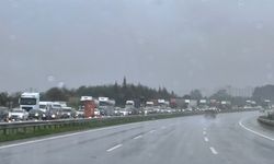 Mersin–Adana Otoyolu'nda  trafik yoğunluğu 