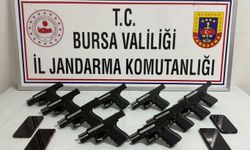 Bursa'da ruhsatsız silah operasyonu: 4 tutuklama