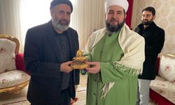 Filistin Alimler Birliği'nden Seyda Feyzullah Konyevi’ye ziyaret