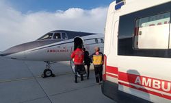 Ambulans uçak yenidoğan bebek için havalandı
