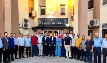 AK Parti Mardin İl Başkanı Kılıç'tan Artuklu Belediye Başkanı Tatlıdede'ye ziyaret