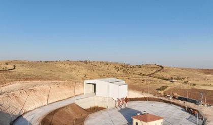 Midyat'ta yapılan Katı Atık Aktarma İstasyonu tamamlandı