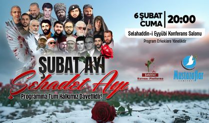 Diyarbakır'da "Şehadet Gecesi" programına davet