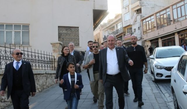 Memleket Partisi Genel Başkanı İnce, Mardin'de esnafı ziyaret etti