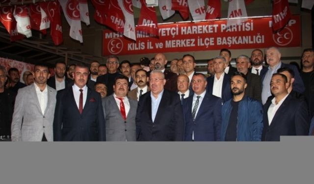 MHP Genel Başkan Yardımcısı Yalçın, Kilis'te partililerle bir araya geldi