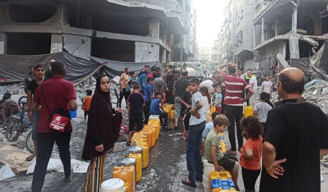 Gazze'de sular tükeniyor, 700 bin kişi risk altında