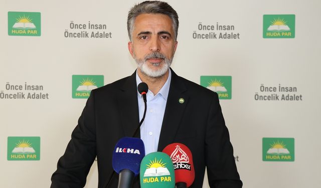 HÜDA PAR Sözcüsü Emiroğlu: İşgal rejiminin BM üyeliği iptal edilmeli