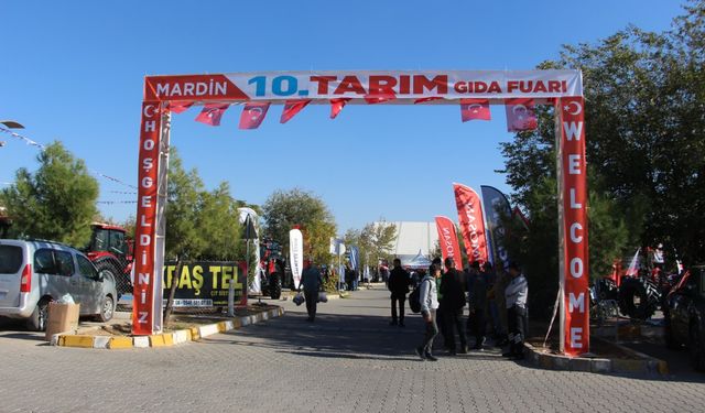 Mardin 10’uncu Gıda ve Tarım Fuarı başladı