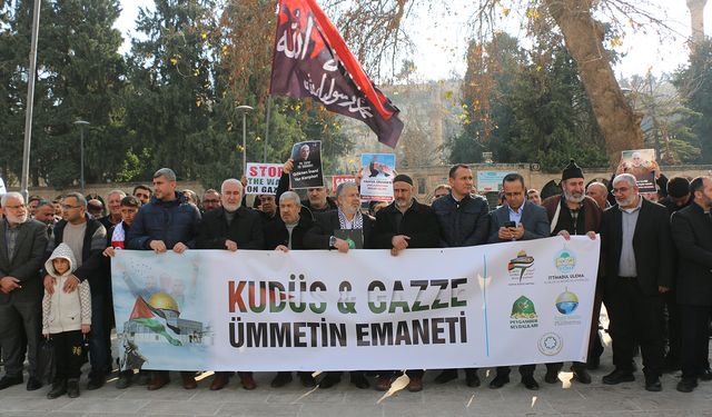 Şanlıurfa'da "Dünya Kudüs Haftası" münasebetiyle program düzenlendi