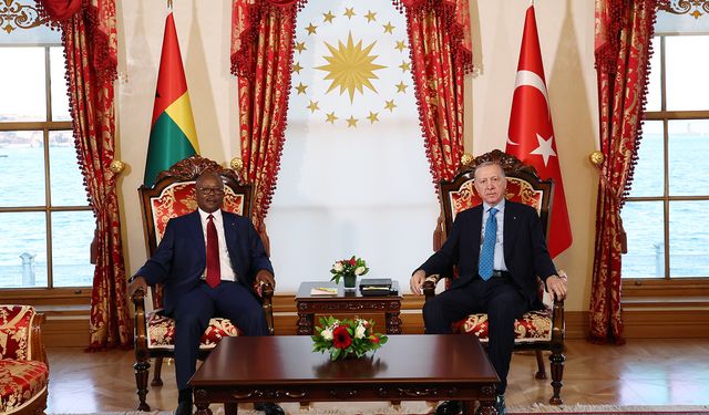 Cumhurbaşkanı Erdoğan, Gine Bissau Devlet Başkanı Embalo'yla görüştü
