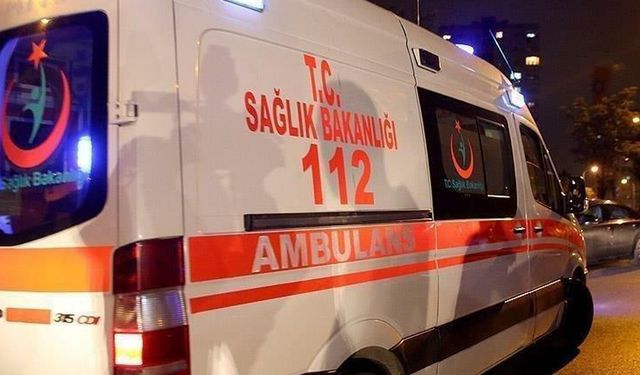 Bariyerlere çarpan araç sulama kanalına devrildi: 2 yaralı