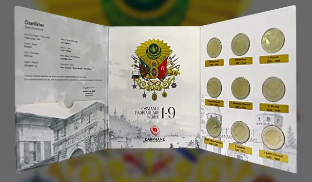 Darphane'den 'Osmanlı Padişahları Bimetal Hatıra Para'ları satışa çıkıyor