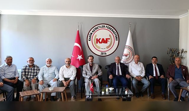 Banga Heq Dergisi yazarlarından Kadim Aşiretler Federasyonu'na ziyaret