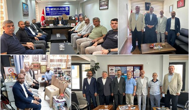 HÜDA PAR heyeti Balıkesir'de temaslarda bulundu