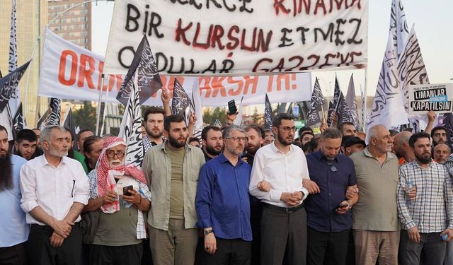Ankara'da Gazze için büyük etkinlik: Sözü muhatabına söylemeye geldik